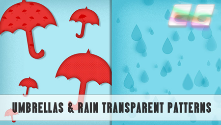 UmbrellasRainTransparentPatterns